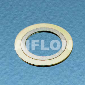 Spiral wound gasket with outer ring