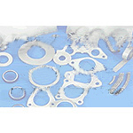 Carbonized fiber packing impregnated with graphite